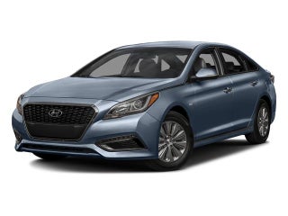 2016 Hyundai SONATA Hybrid with Graphite Blue Pearl Exterior