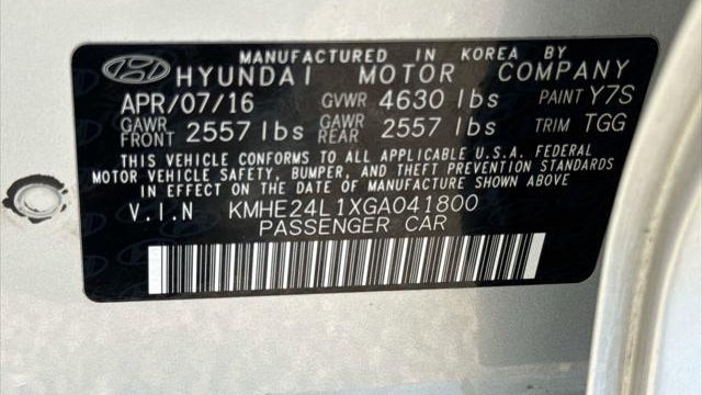 2016 Hyundai SONATA Hybrid SE