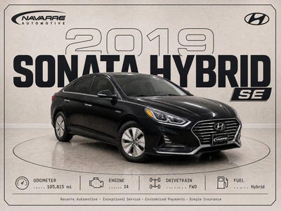 2019 Hyundai Sonata Hybrid SE 4DR Sedan