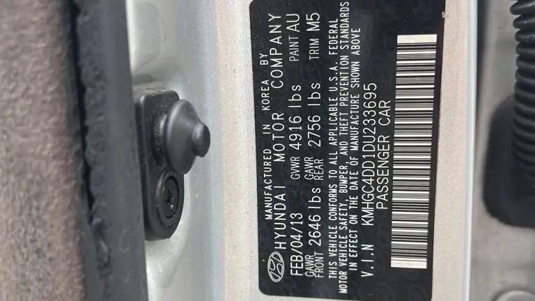 2013 Hyundai Genesis 3.8L