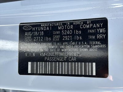 2019 Genesis G80 3.8 4DR Sedan