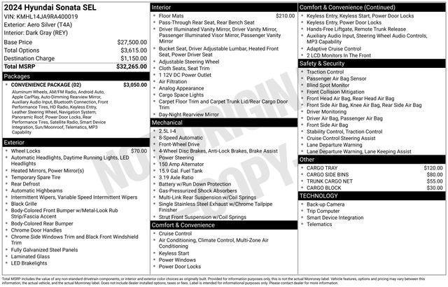 2024 Hyundai Sonata - $22,583