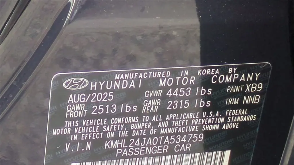 2026 Hyundai SONATA SE