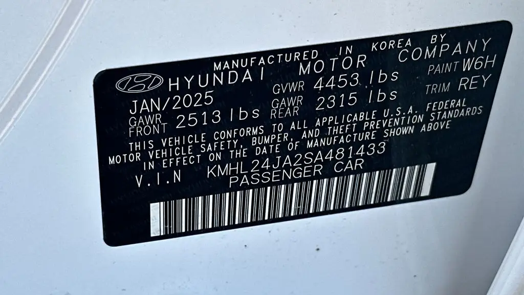 2025 Hyundai SONATA SE