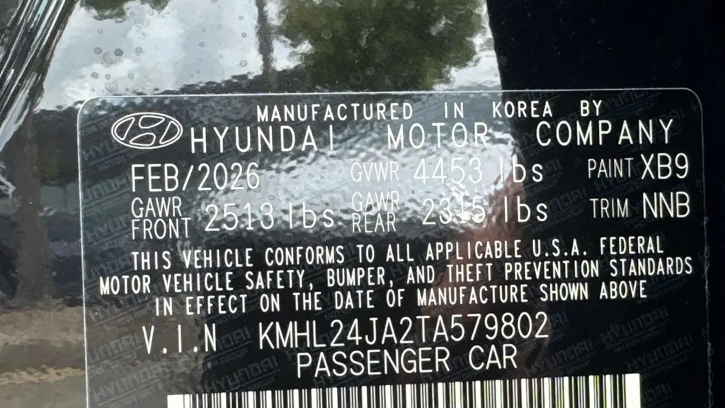 2026 Hyundai SONATA SE