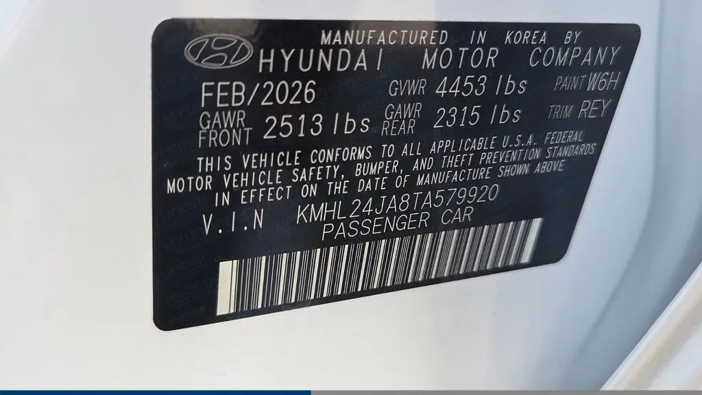 2026 Hyundai SONATA SE