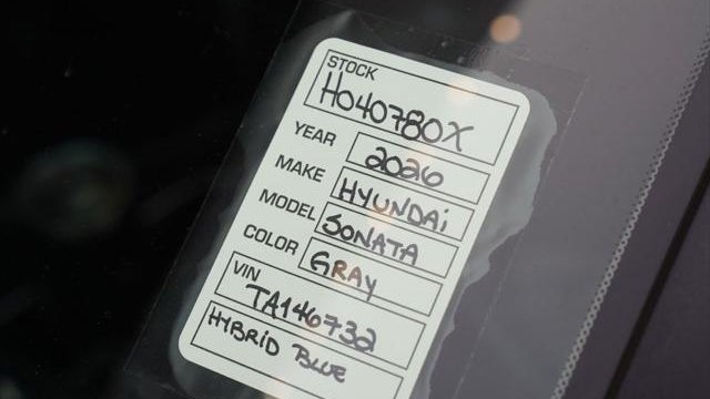 2026 Hyundai SONATA Hybrid Blue