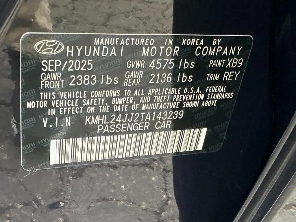 2026 Hyundai Sonata - $25,477