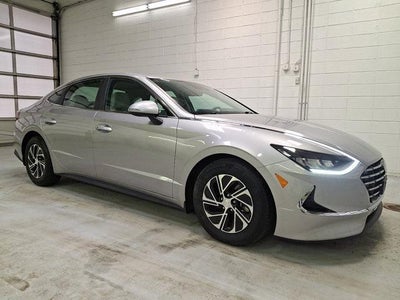 Photo of a 2021 Hyundai Sonata Hybrid Blue 4DR Sedan for sale