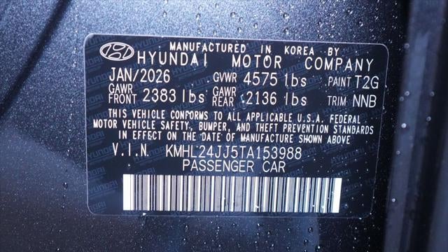 2026 Hyundai SONATA Hybrid Blue
