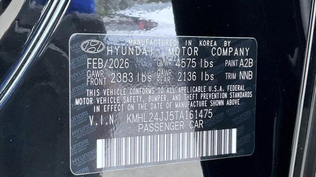 2026 Hyundai SONATA Hybrid Blue