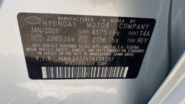 2026 Hyundai SONATA Hybrid Blue