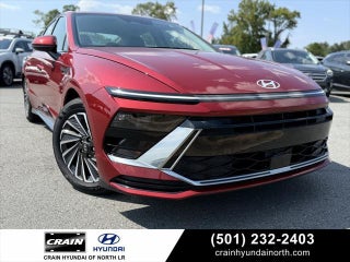 2025 Hyundai SONATA Hybrid with Ultimate Red Exterior