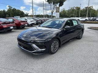 2025 Hyundai SONATA Hybrid with Carbon Blue Exterior