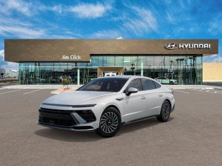 2025 Hyundai SONATA Hybrid with Serenity White Exterior