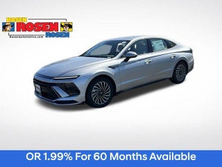 2025 Hyundai SONATA Hybrid with Aero Silver Exterior
