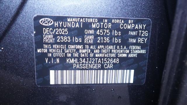 2026 Hyundai SONATA Hybrid SEL