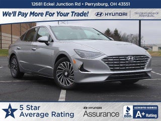 2023 Hyundai SONATA Hybrid with Curated Silver Exterior