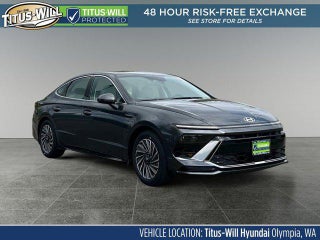 2025 Hyundai SONATA Hybrid with Portofino Gray Exterior