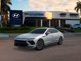 2025 Hyundai SONATA Hybrid with Aero Silver Exterior