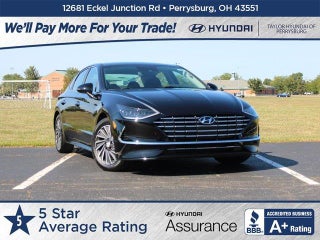 2023 Hyundai SONATA Hybrid with Onyx Black Exterior