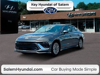 2025 Hyundai SONATA Hybrid with Portofino Gray Exterior