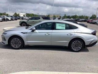 2025 Hyundai SONATA Hybrid with Aero Silver Exterior