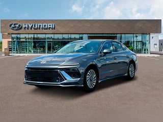 2025 Hyundai SONATA Hybrid with Portofino Gray Exterior