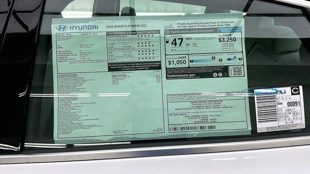 2026 Hyundai SONATA Hybrid SEL