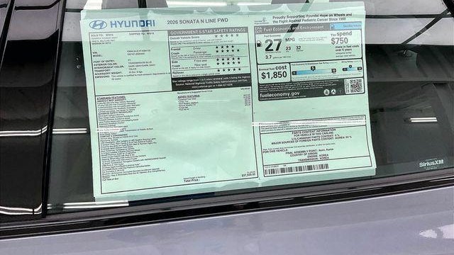 2026 Hyundai SONATA N Line