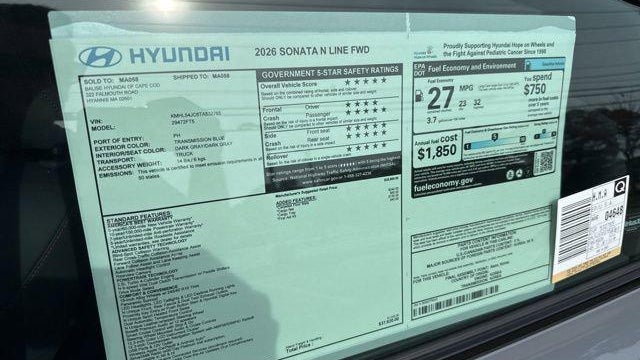 2026 Hyundai SONATA N Line