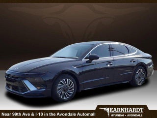 2025 Hyundai SONATA Hybrid with Carbon Blue Exterior