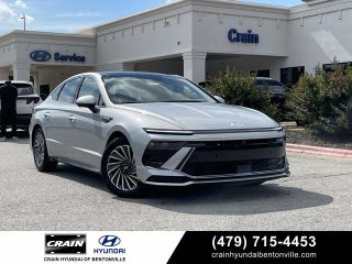 2025 Hyundai SONATA Hybrid with Aero Silver Exterior