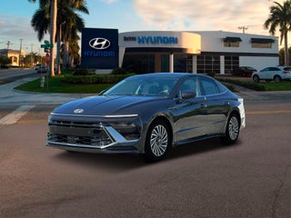 2024 Hyundai SONATA Hybrid with Carbon Blue Exterior