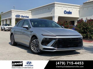 2025 Hyundai SONATA Hybrid with Aero Silver Exterior