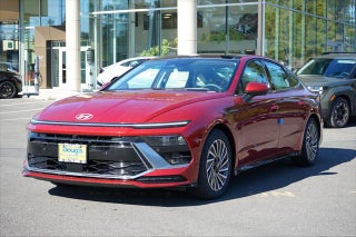 2025 Hyundai SONATA Hybrid with Ultimate Red Exterior