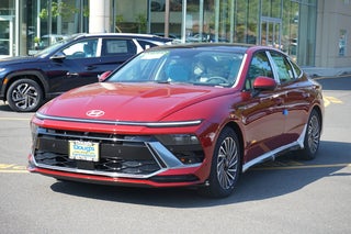 2025 Hyundai SONATA Hybrid with Ultimate Red Exterior