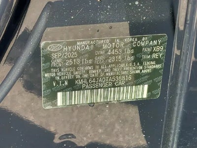 2026 Hyundai Sonata AWD SEL Sport 4DR Sedan
