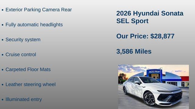 2026 Hyundai SONATA SEL Sport