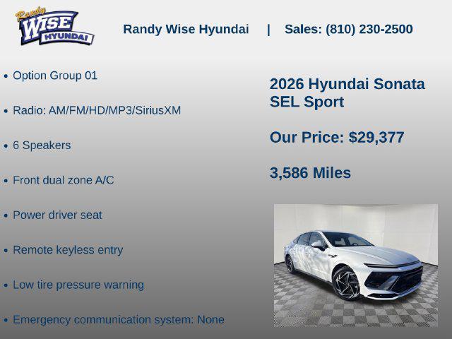 2026 Hyundai Sonata - $29,377
