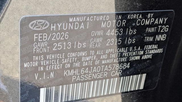 2026 Hyundai SONATA SEL Sport