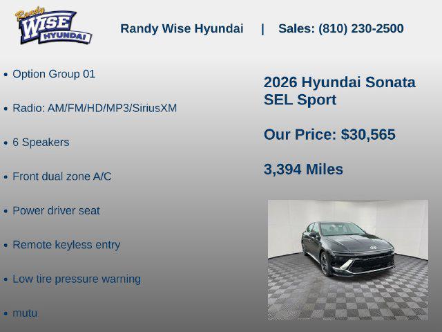 2026 Hyundai Sonata - $30,565