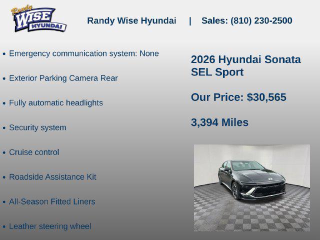 2026 Hyundai Sonata - $30,565