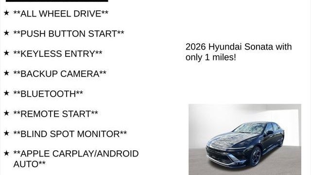 2026 Hyundai SONATA SEL Sport