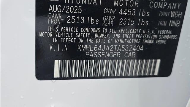 2026 Hyundai SONATA SEL Sport