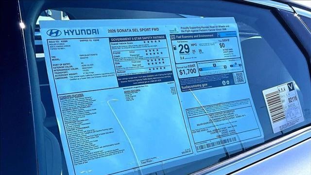 2026 Hyundai SONATA SEL Sport