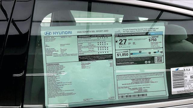 2026 Hyundai SONATA SEL Sport