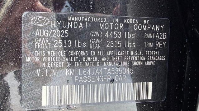 2026 Hyundai SONATA SEL Sport