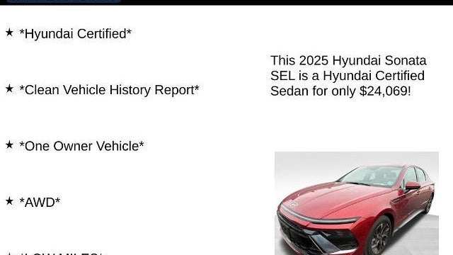 2025 Hyundai SONATA SEL