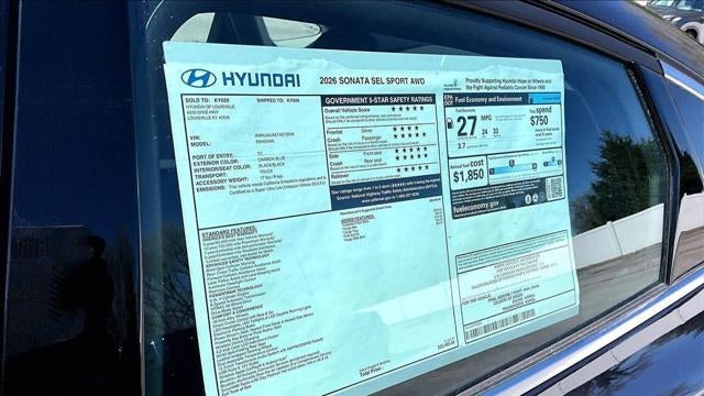 2026 Hyundai SONATA SEL Sport